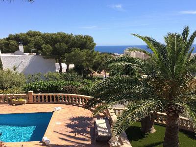 Chalet con vistas al mar fantásticas en Costa den Blanes