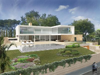 Proyecto Villa exclusiva con vistas al mar en Cala Vinyes