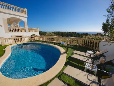 Villa con vistas al mar